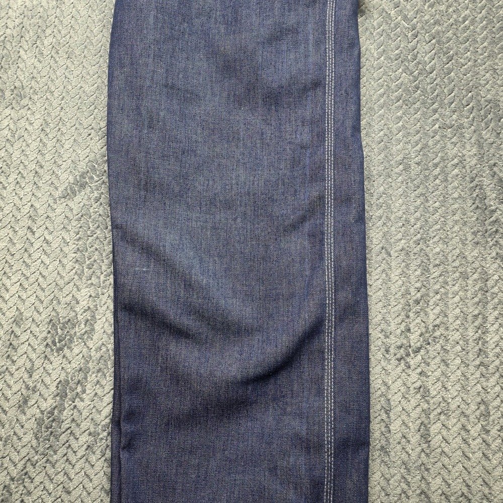 Vintage Montgomery Ward Sanforized Denim Bib Overalls Men's 42x29 Union Made USA - Picture 15 of 16